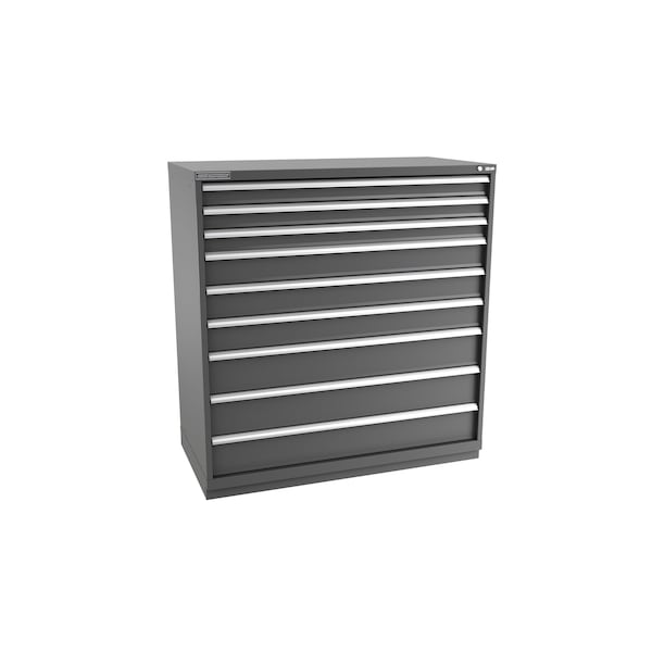 Champion Tool Storage Modular Drawer Cabinet, 9 Drawer, Dark Gray, Steel, 56-1/2 in W x 28-1/2 in D x 59-1/2 in H D27000901ILCFTB-DG - main